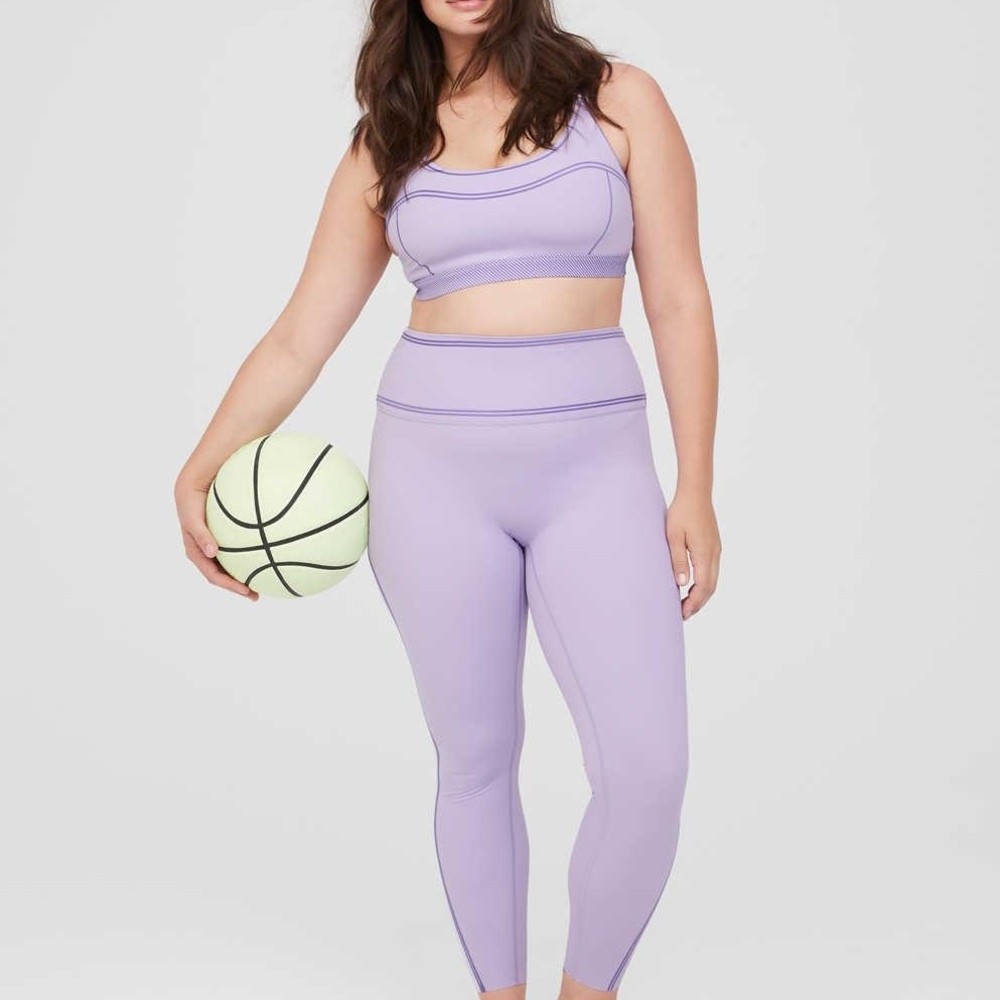 Aerie Offline Leggings Velvet Trim